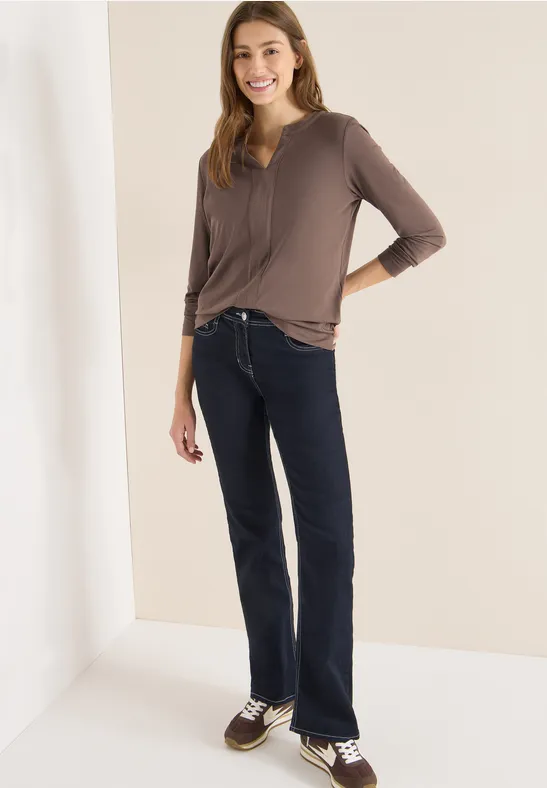 Shirt im Tunika-Look urban taupe