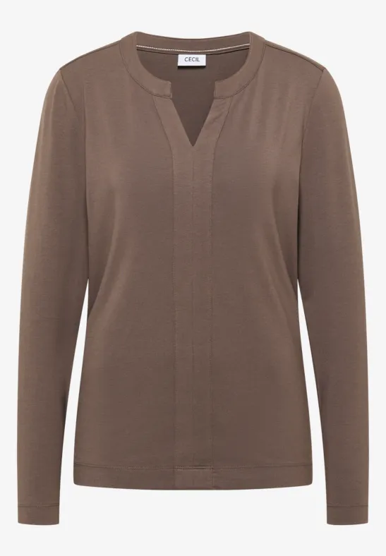 Shirt im Tunika-Look urban taupe