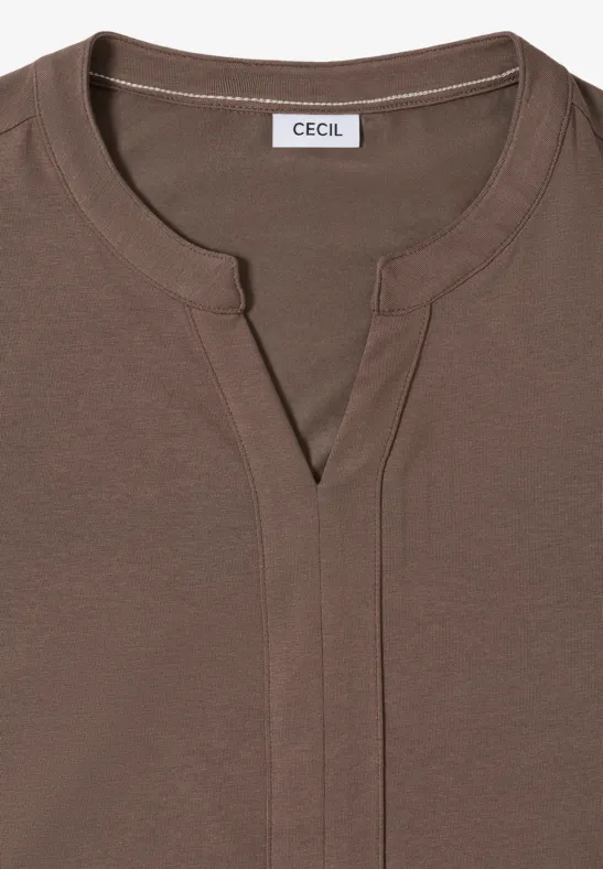 Shirt im Tunika-Look urban taupe