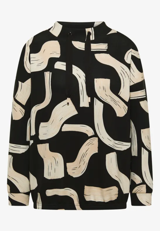 T-shirt à motifs raw khaki