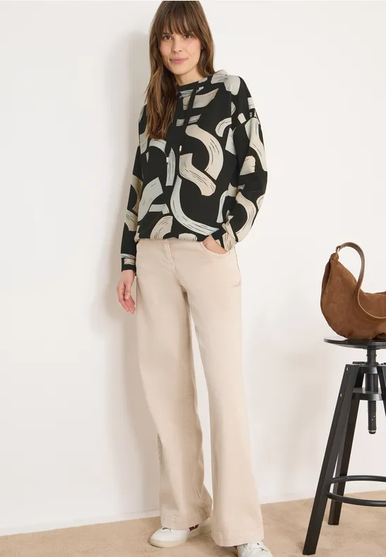 T-shirt à motifs raw khaki