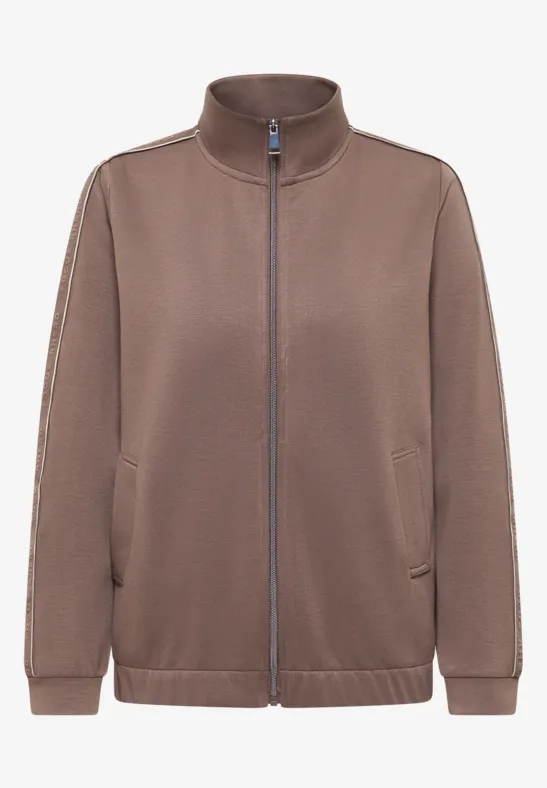 Jacke mit Tape urban taupe