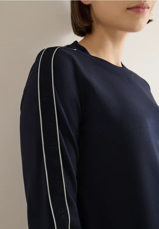 Shirt mit Tape-Details universal blue