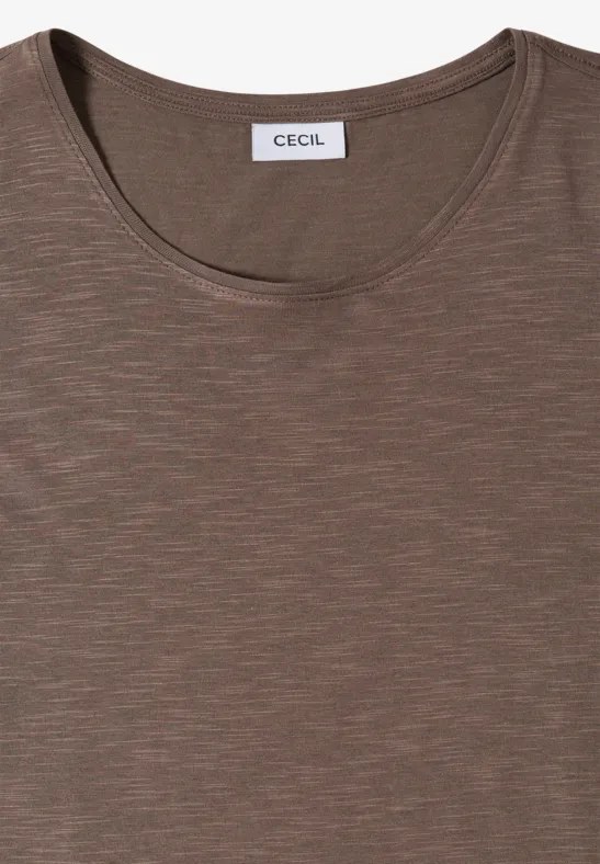 Basic T-Shirt mit Rundhals im 2er-Pack urban taupe/white