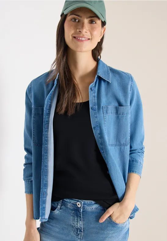 Basic Top mit Rundhals im 2er-Pack black/black