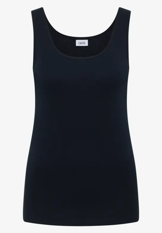 Basic Top mit Rundhals im 2er-Pack universal blue/universal blue