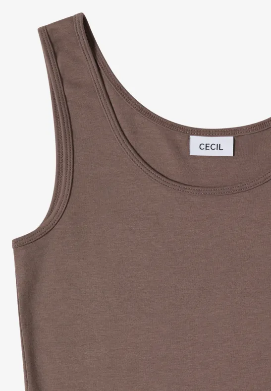 Basic Top mit Rundhals im 2er-Pack urban taupe/white