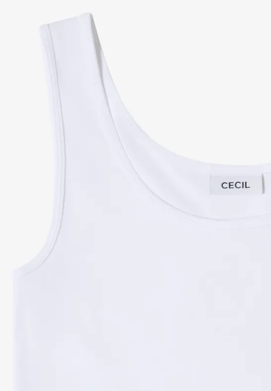 Basic Top mit Rundhals im 2er-Pack white/white