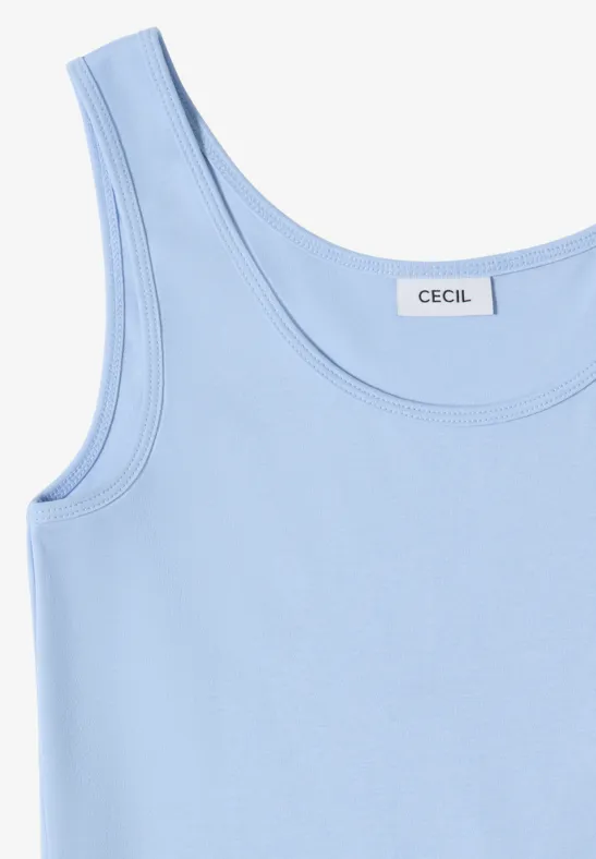 Basic Top mit Rundhals im 2er-Pack universal blue/light sky blue