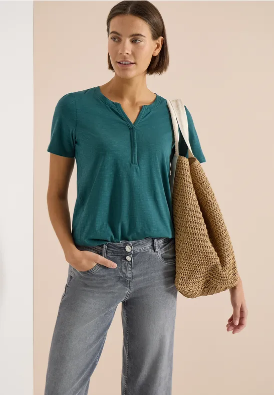 T-shirt de base au look tunique jungle green