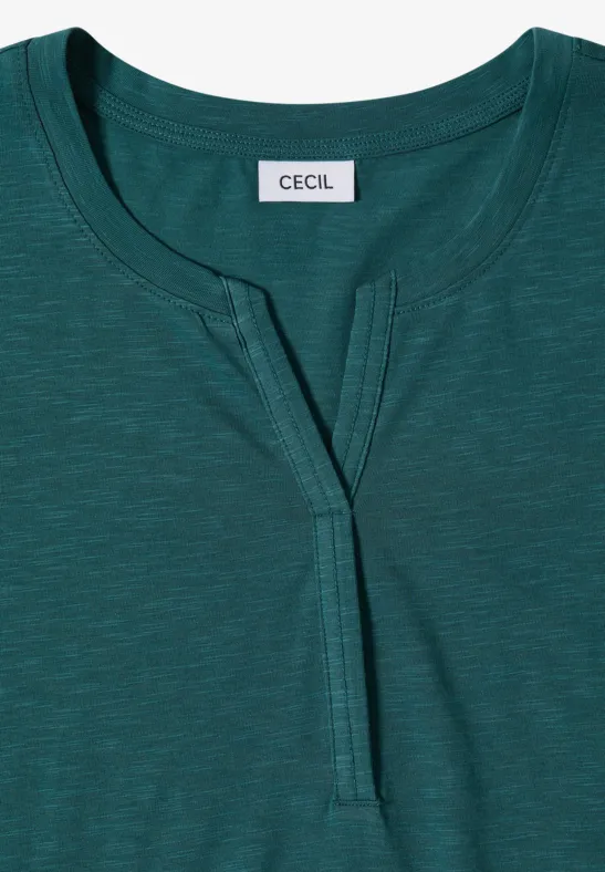 T-shirt de base au look tunique jungle green