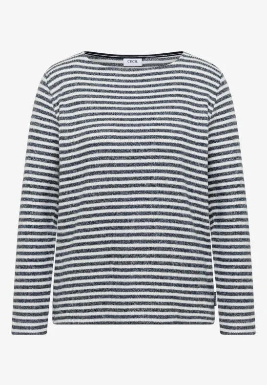 Gestreiftes Shirt universal blue melange