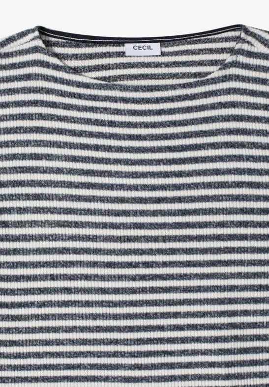 Gestreiftes Shirt universal blue melange