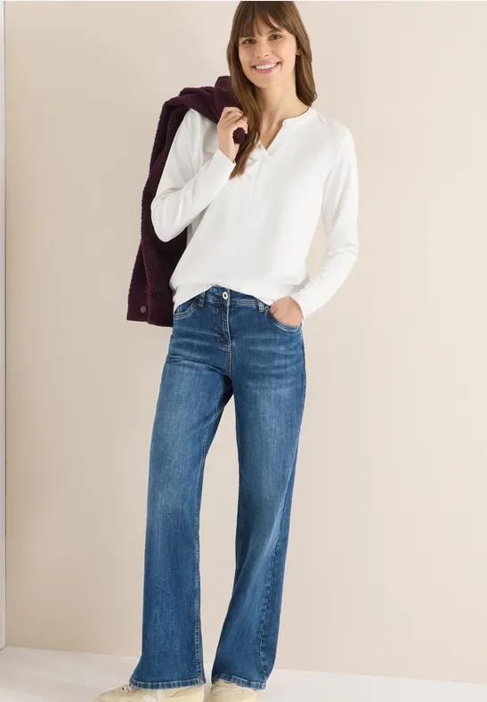 Shirt im Tunika-Look vanilla white