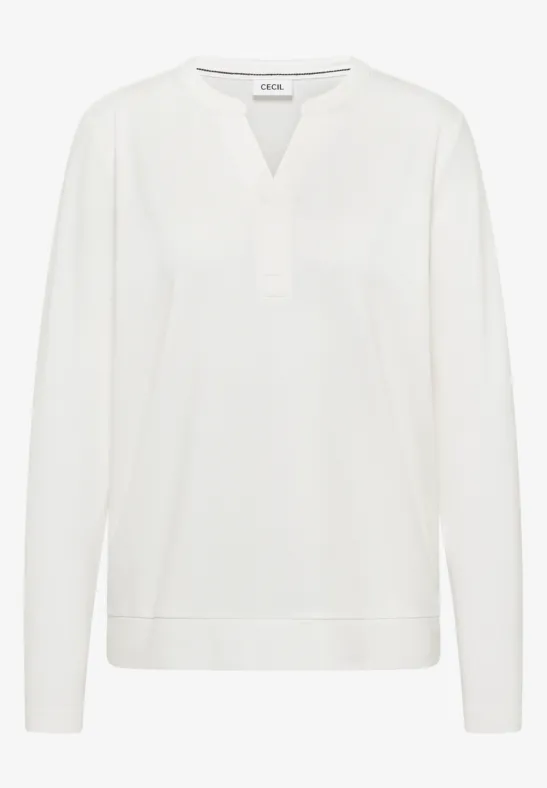 Shirt im Tunika-Look vanilla white