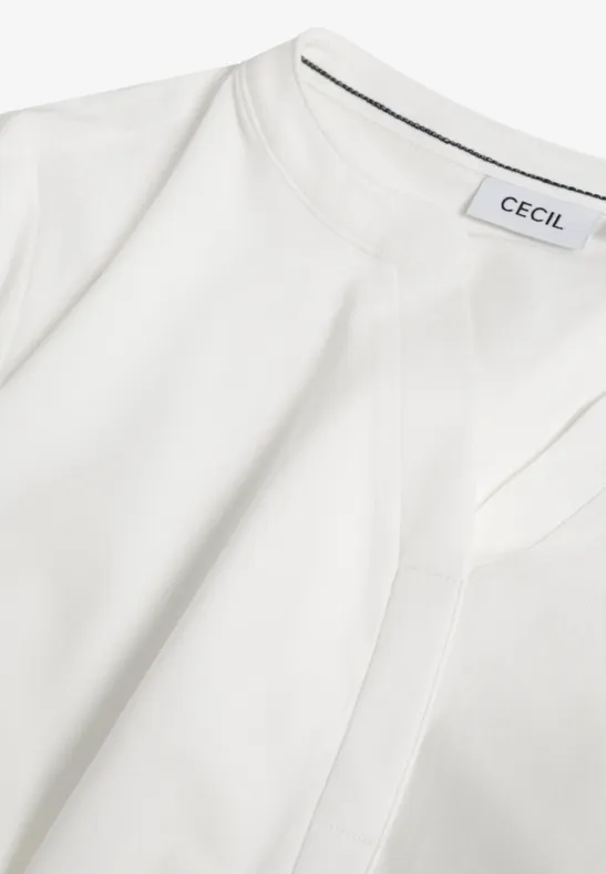 Shirt im Tunika-Look vanilla white