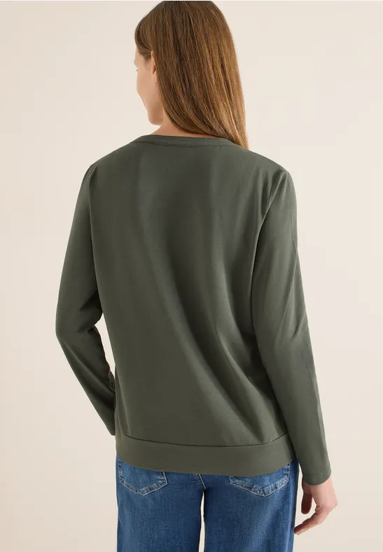 Shirt im Tunika-Look khaki