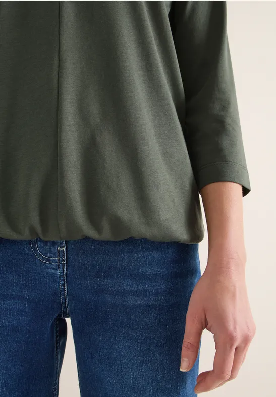 Shirt im Tunika-Look khaki