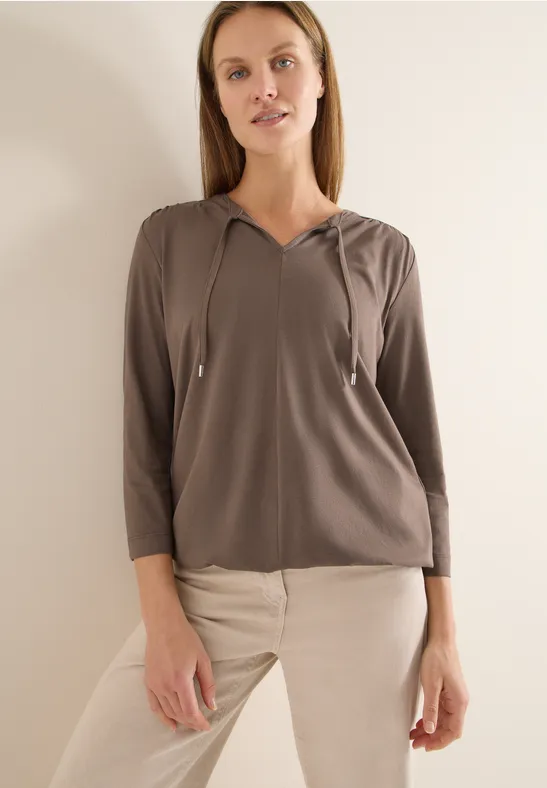 Shirt im Tunika-Look urban taupe
