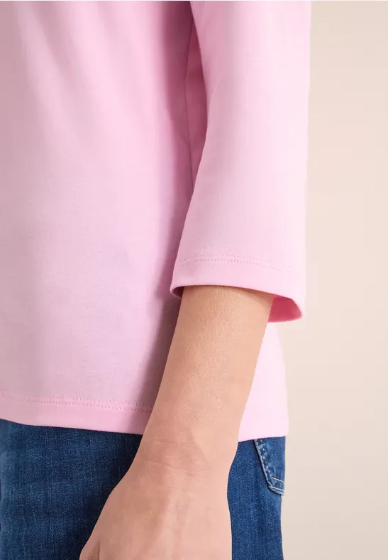Basic T-Shirt light blush rose