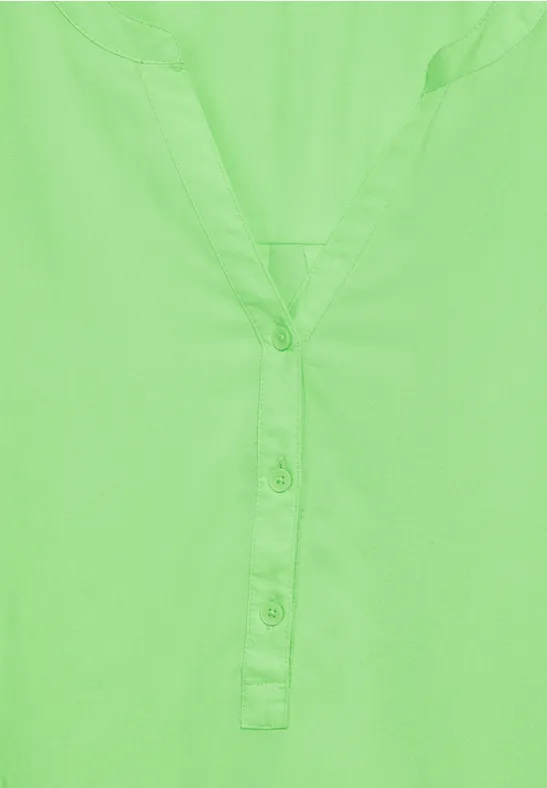 Blouse in effen kleur matcha lime
