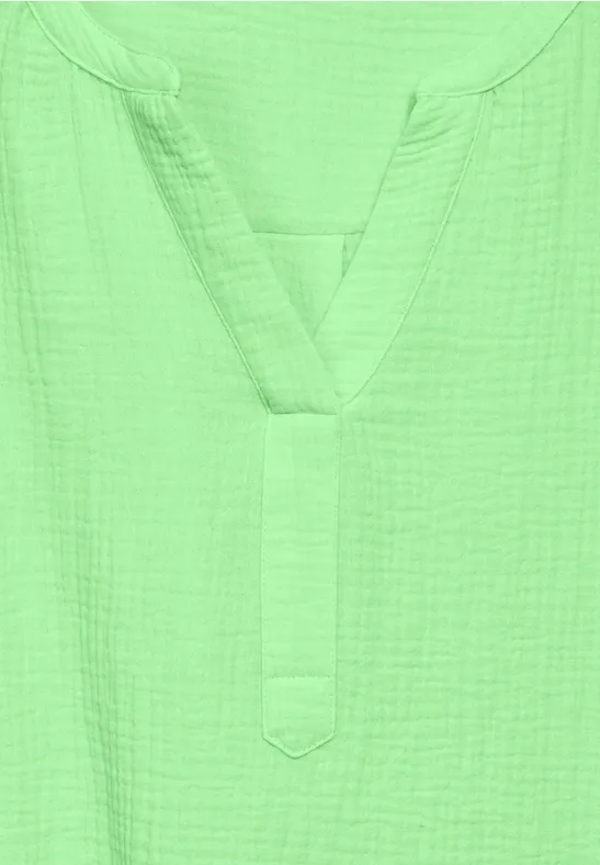 Mousseline blouse matcha lime