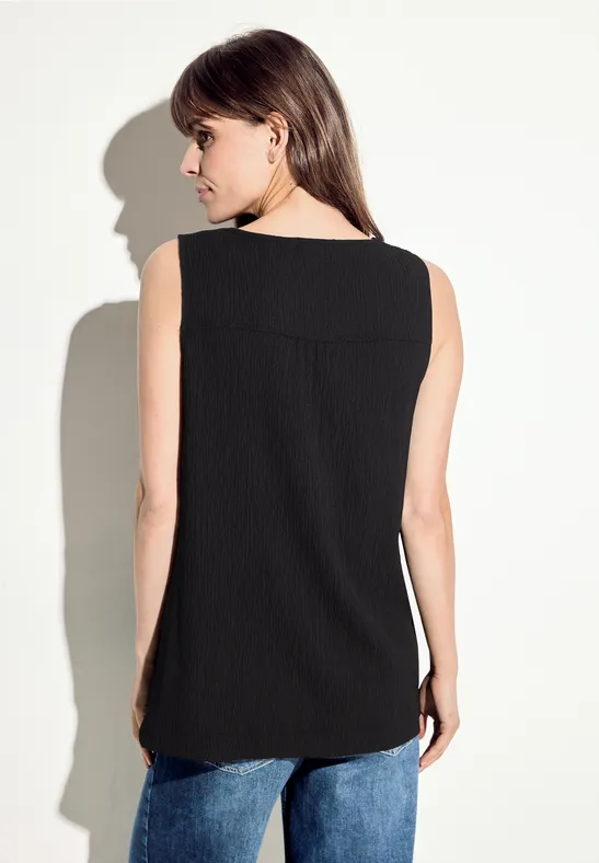 Struktur Blusentop Black