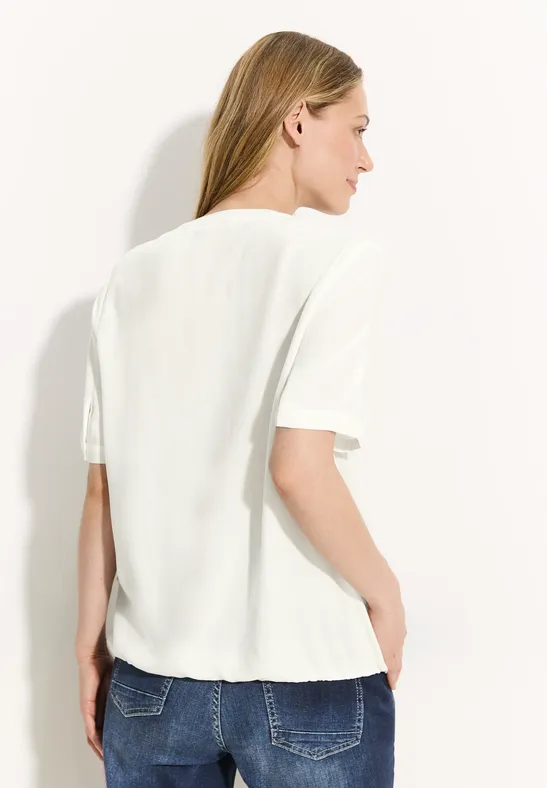 Chemisier en viscose vanilla white