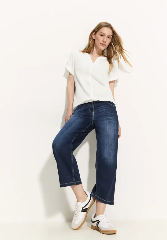 Chemisier en viscose vanilla white