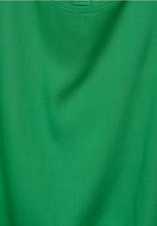 Débardeur chemisier de couleur unie fresh apple green