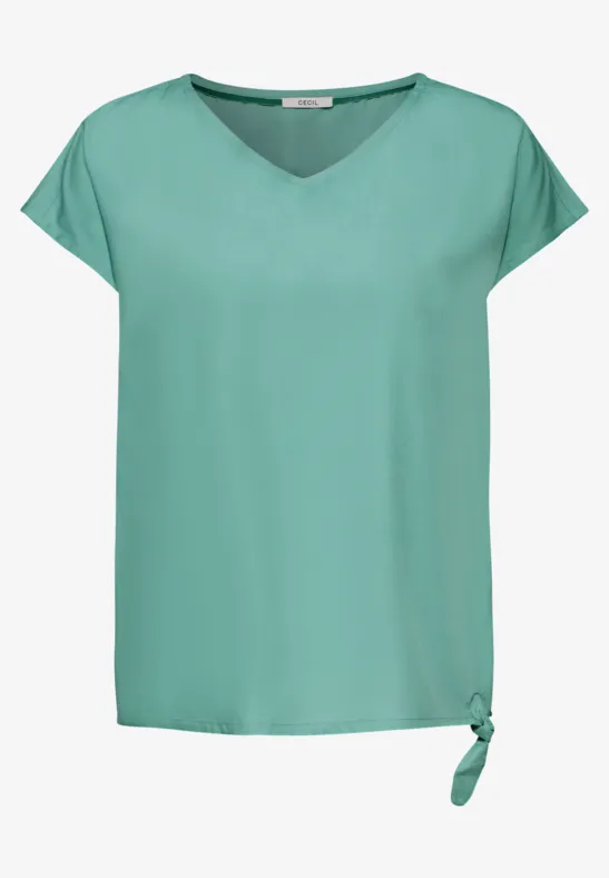 T-Shirt-Bluse adriatic green