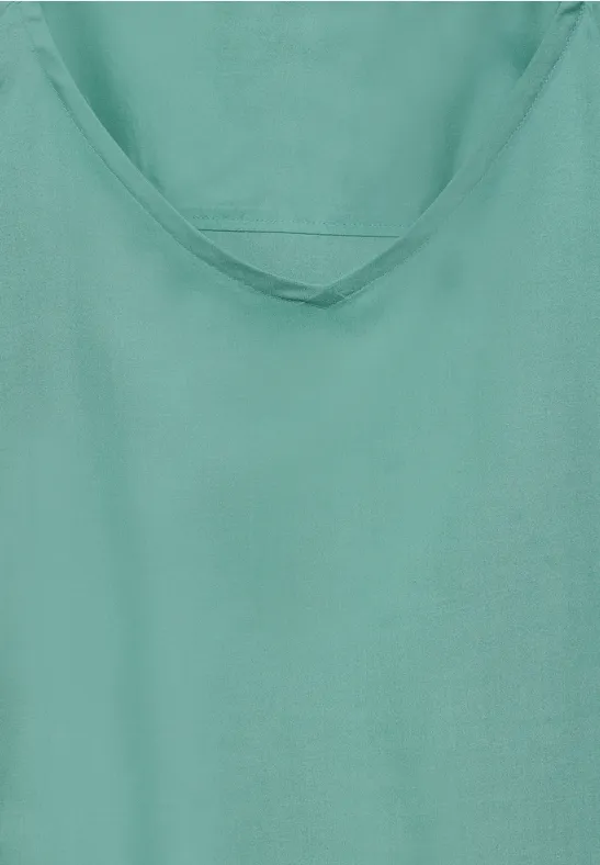 T-Shirt-Bluse adriatic green
