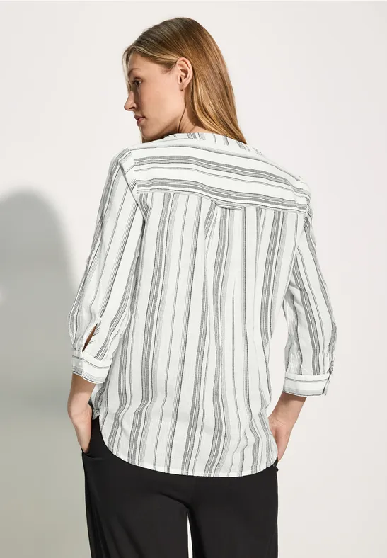 Print Bluse universal blue