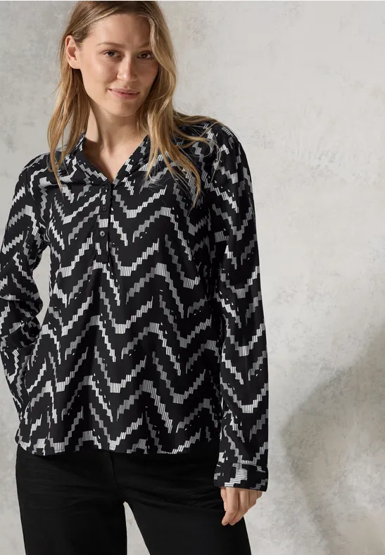 Blouse imprimée Black