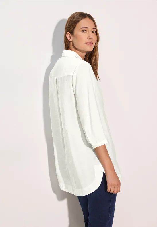 Lange Bluse vanilla white