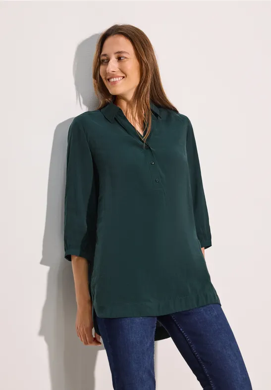 Blouse longue fir green