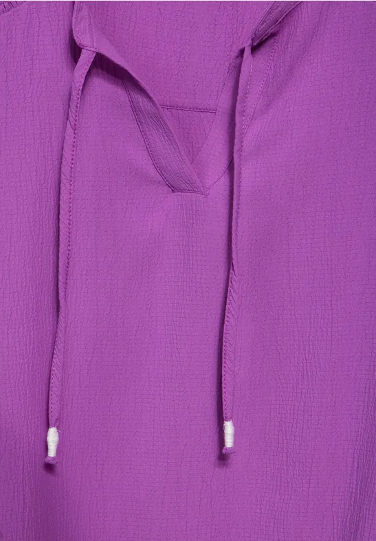 Strukturbluse iced violet