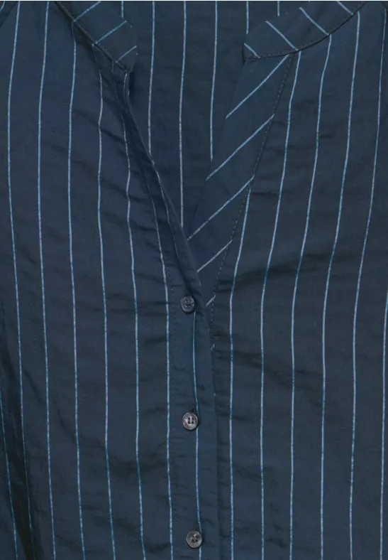 Blouse à rayures oil blue