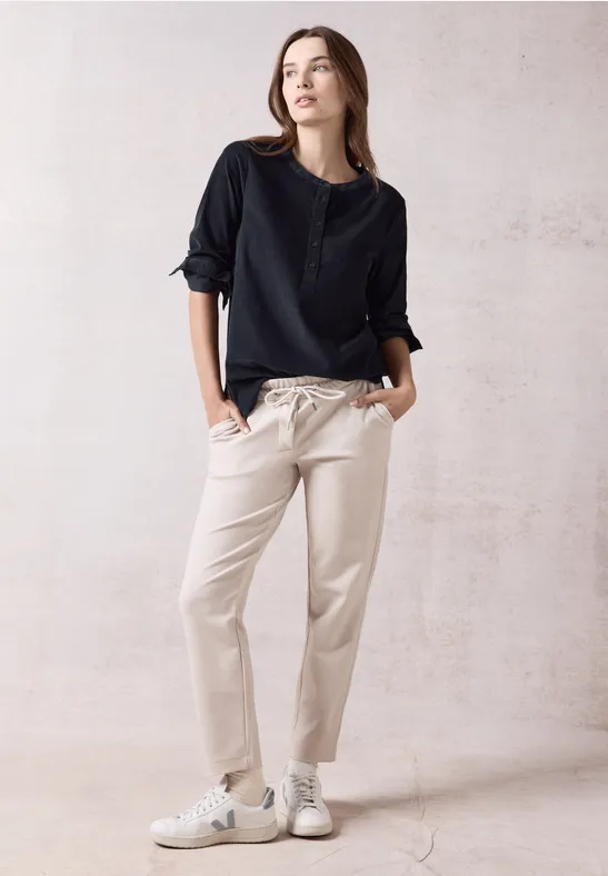 Cord-Bluse deep petrol