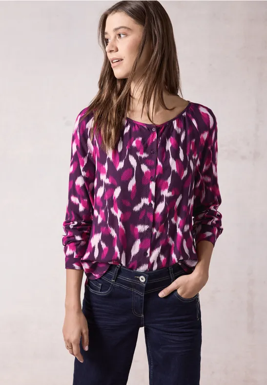 Blouse imprimée beloved berry