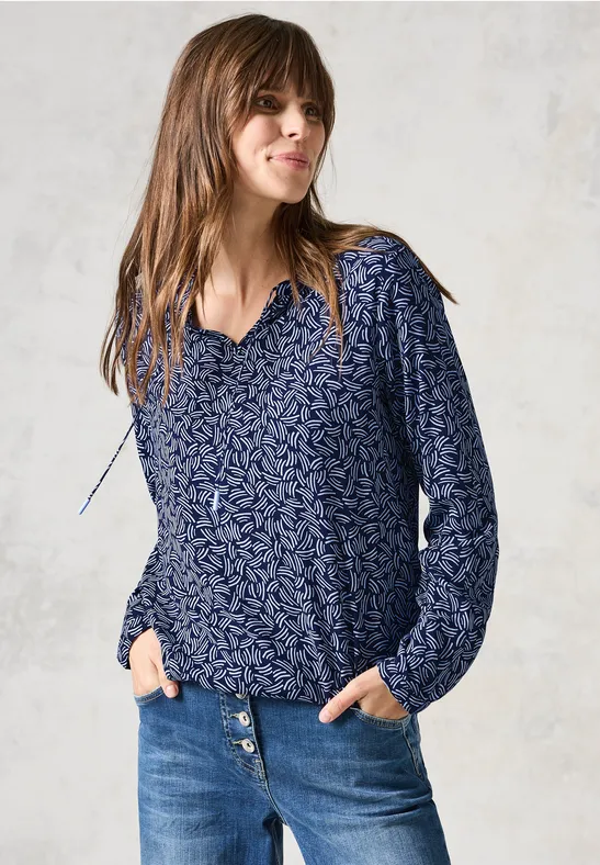 Bedruckte Tunika universal blue