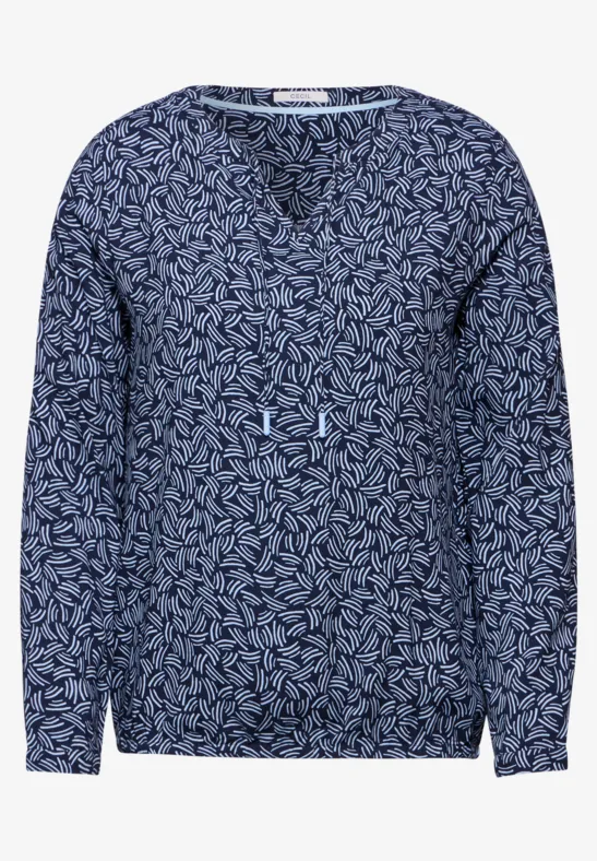 Bedruckte Tunika universal blue
