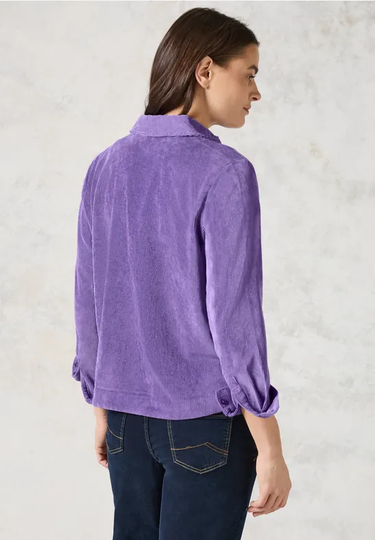 Cordbluse wild lilac