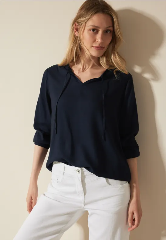 Tunika in Unifarbe universal blue