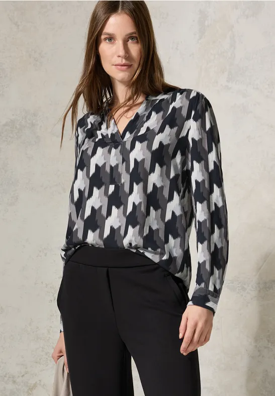 Blouse imprimée Black