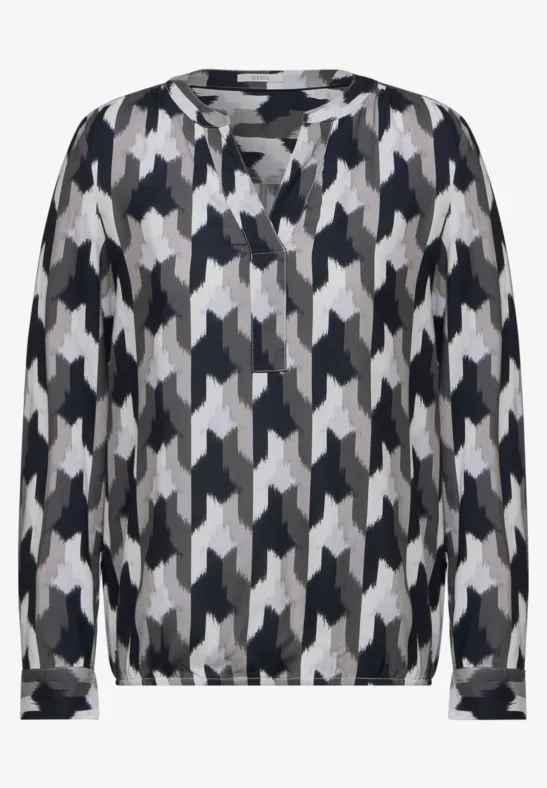 Blouse imprimée Black