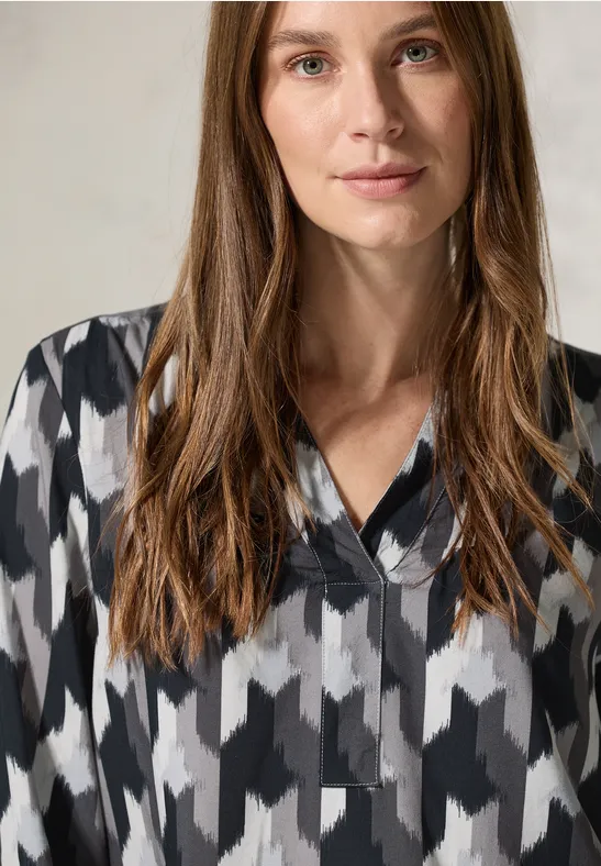 Blouse imprimée Black