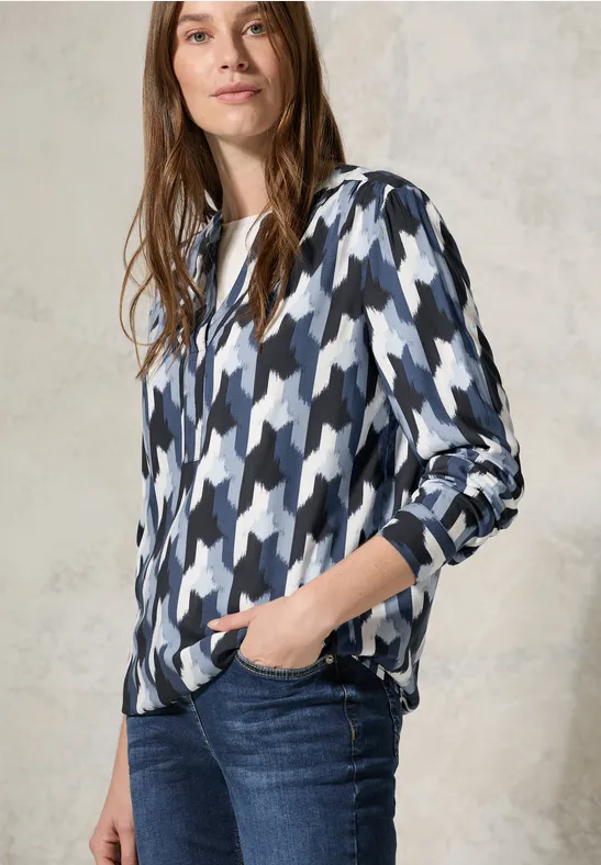 Bedrukte blouse universal blue