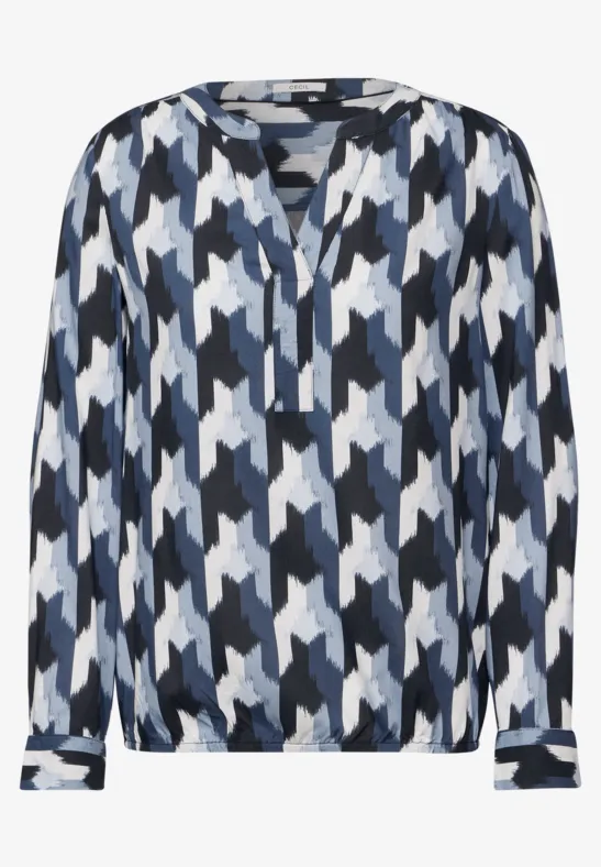 Bedrukte blouse universal blue