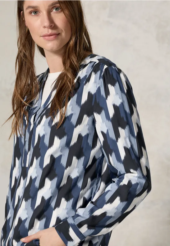 Bedrukte blouse universal blue